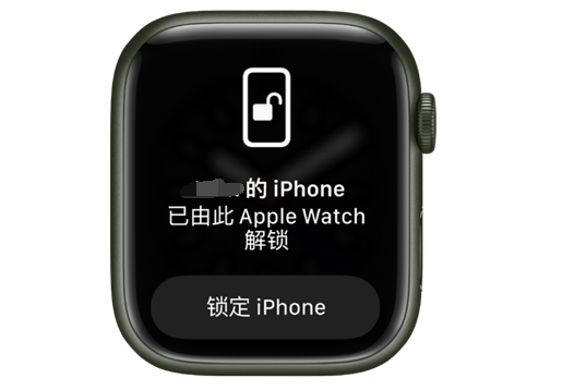 红桥苹果手机维修分享用 AppleWatch 解锁配备面容 ID 的 iPhone方法 