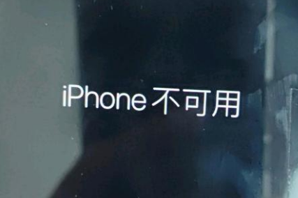 红桥苹果服务网点分享锁屏界面显示“iPhone 不可用”如何解决 