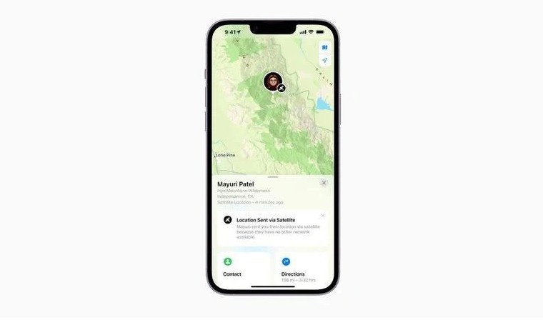 红桥苹果14维修分享iPhone14系列中 FindMy功能通过卫星分享位置方法教程 